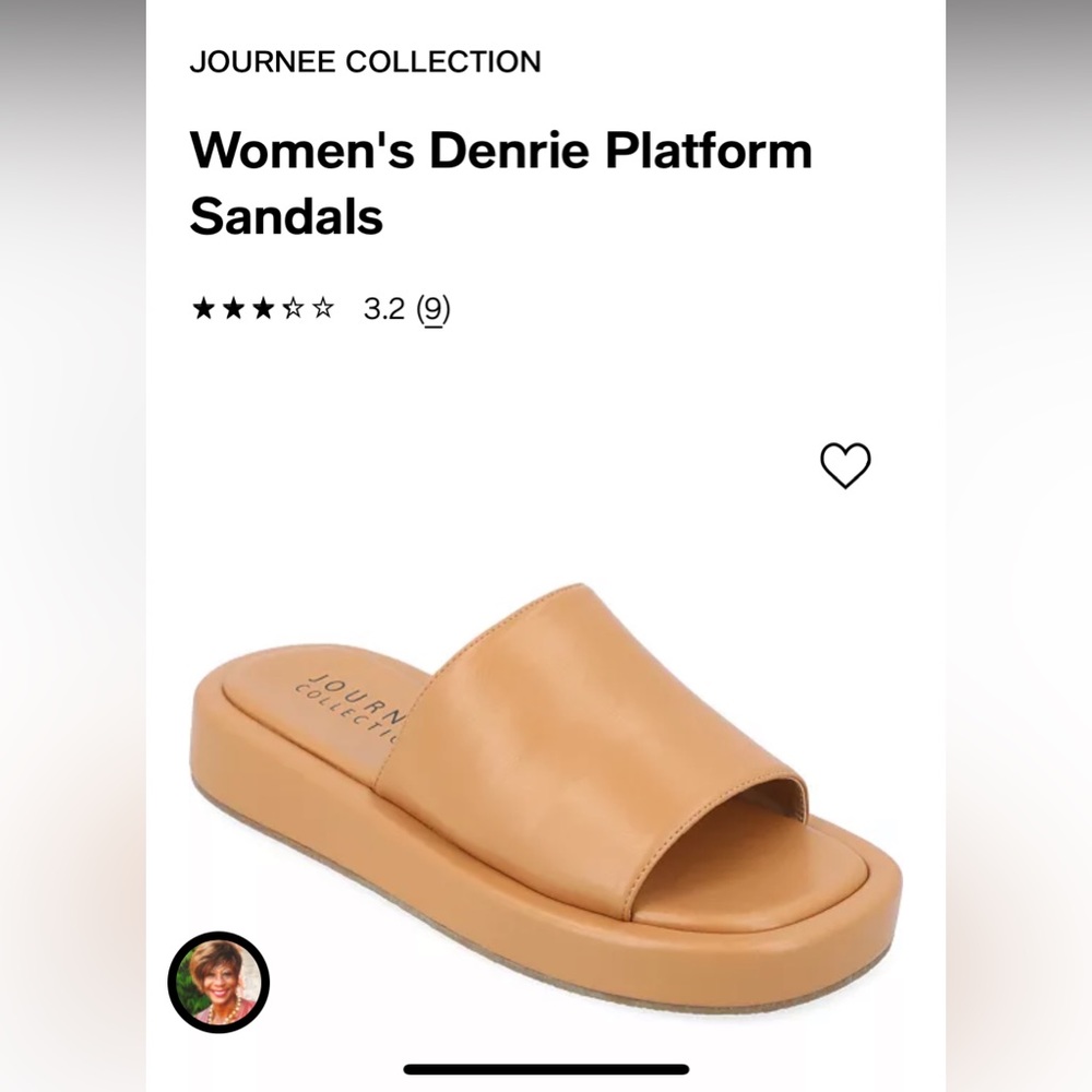 Macy’s JOURNEE COLLECTION
Women's Denrie Platform Sandals